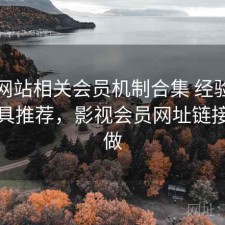 影视网站相关会员机制合集 经验与实用工具推荐，影视会员网址链接怎么做