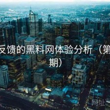 基于反馈的黑料网体验分析（第1327期）