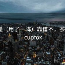 茶杯狐（用了一阵）靠谱不，茶杯狐 - cupfox