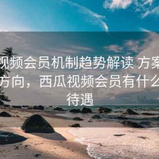 西瓜视频会员机制趋势解读 方案与下一步方向，西瓜视频会员有什么特别待遇