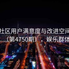 娱乐社区用户满意度与改进空间探讨（第4750期），娱乐群体