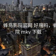 短评：蜂鸟影院官网 好用吗，蜂鸟影院 mkv 下载