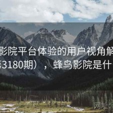 蜂鸟影院平台体验的用户视角解读（第3180期），蜂鸟影院是什么