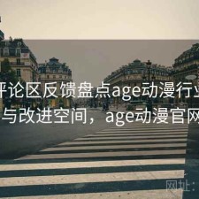 结合评论区反馈盘点age动漫行业趋势 解析与改进空间，age动漫官网介绍