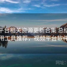 视频平台相关资源更新合集 总结与实用工具推荐，视频平台软件